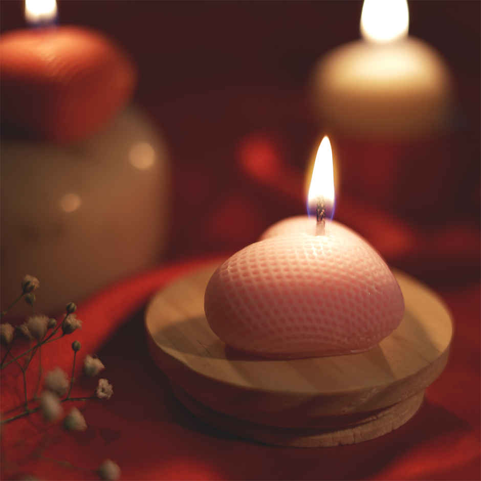 Heart Shaped Love Candle | Oye Happy