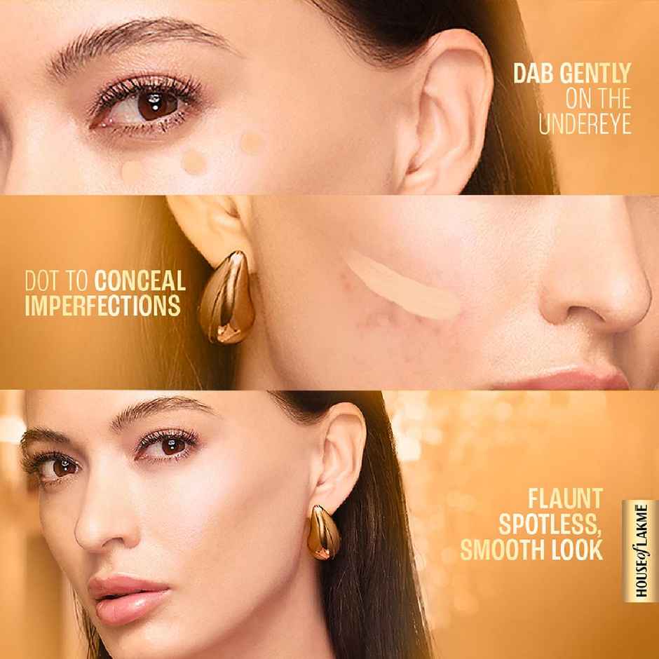 Lakme Makeup+Skincare Vit C Superglow Concealer 16 Sand