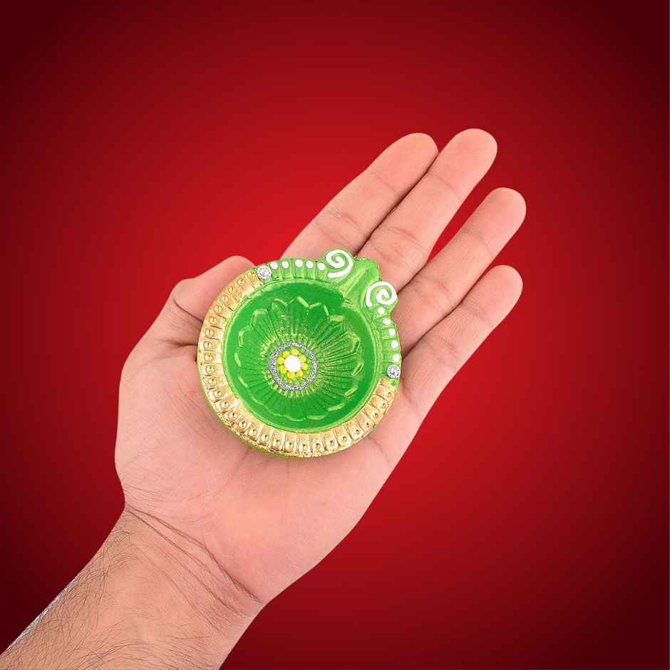 Designer Clay Diya | Set of 6 | | Satvik