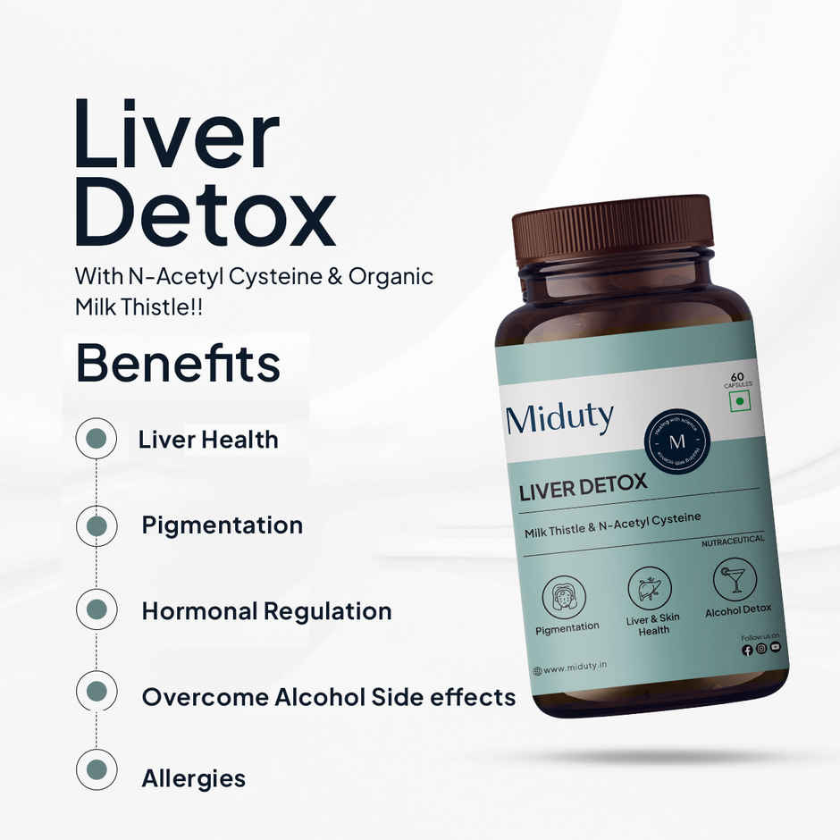 Miduty Liver Detox Milk Thislte & Nac