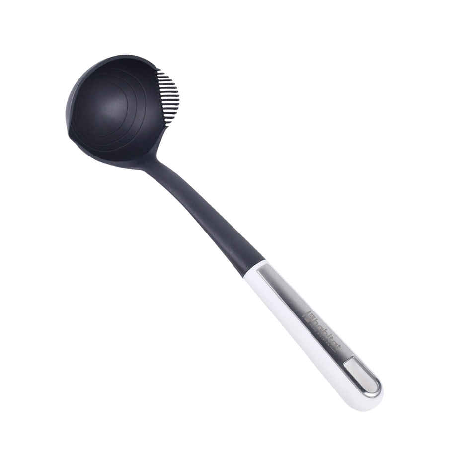 Habitat Premium Nylon Soup Ladle | Perfect Elegant Functionality | Hanging Loop | Dish Washer Safe
