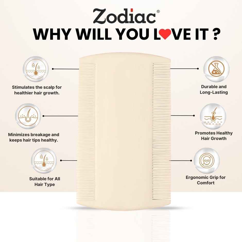 Zodiac Big Lice Comb