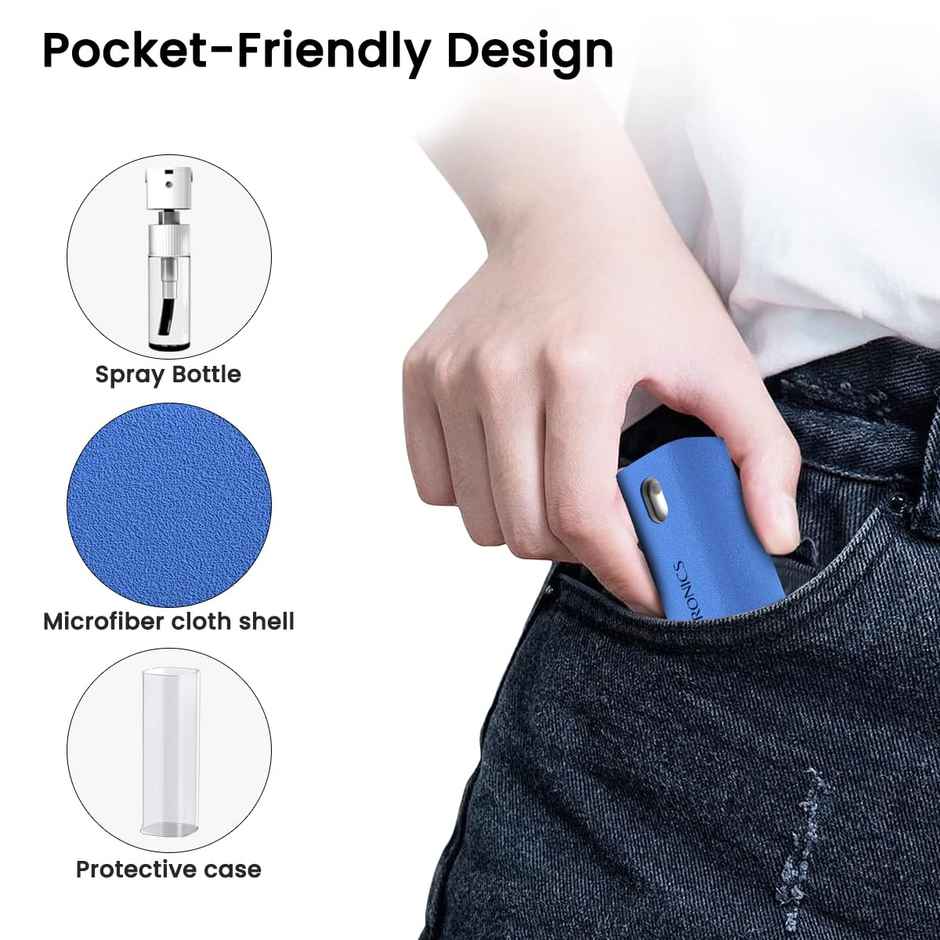 Portronics Swipe 2 Screen Cleaner & Duster | Gadget Cleaning Kit