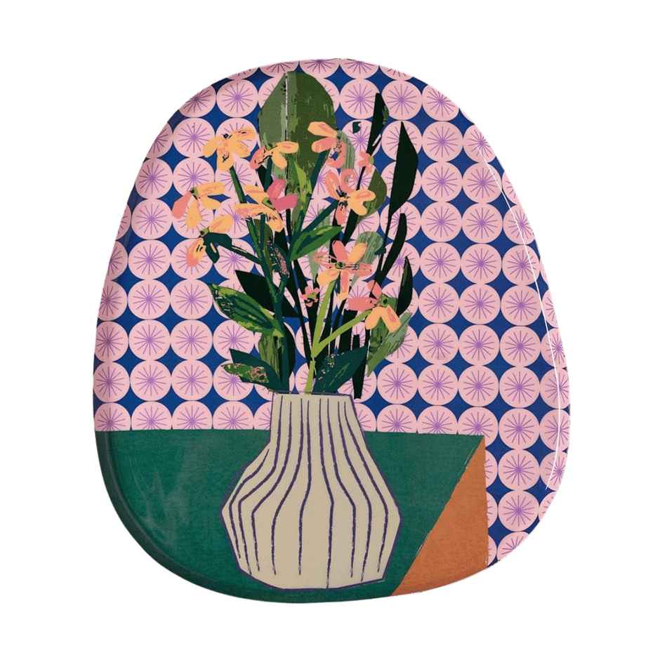 The Wishing Chair Bud Vase Metal Wall Plate - 18280