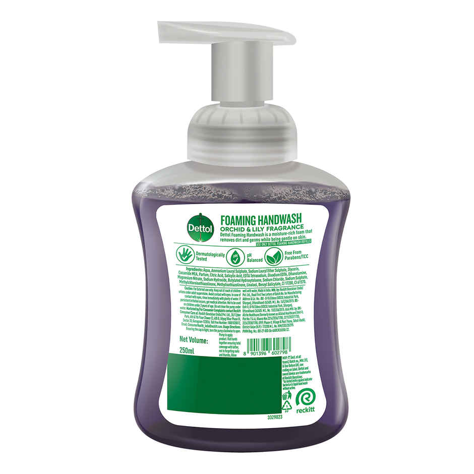 Dettol Orchid and Lily Fragrance Foaming Handwash