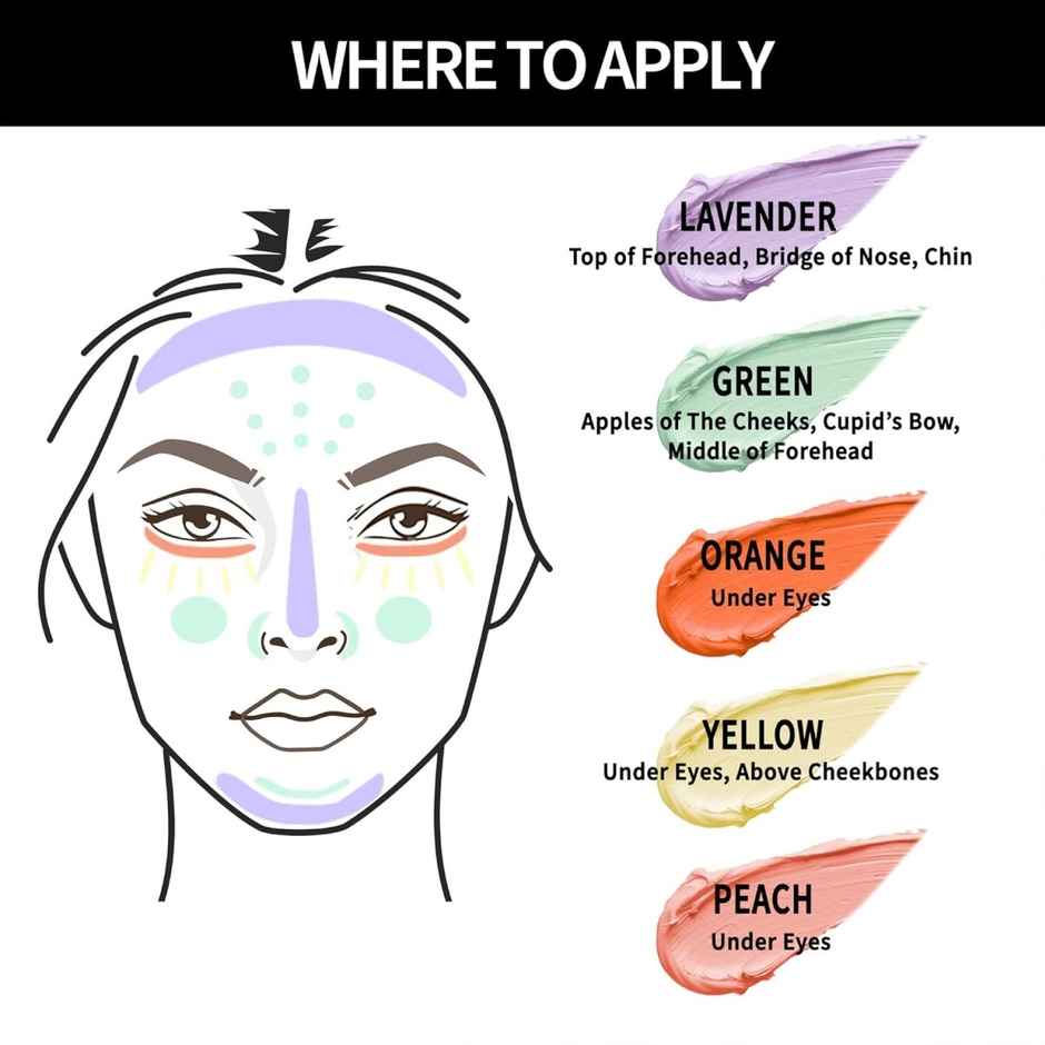 Nykaa Instablur Color Corrector Stick - Orange