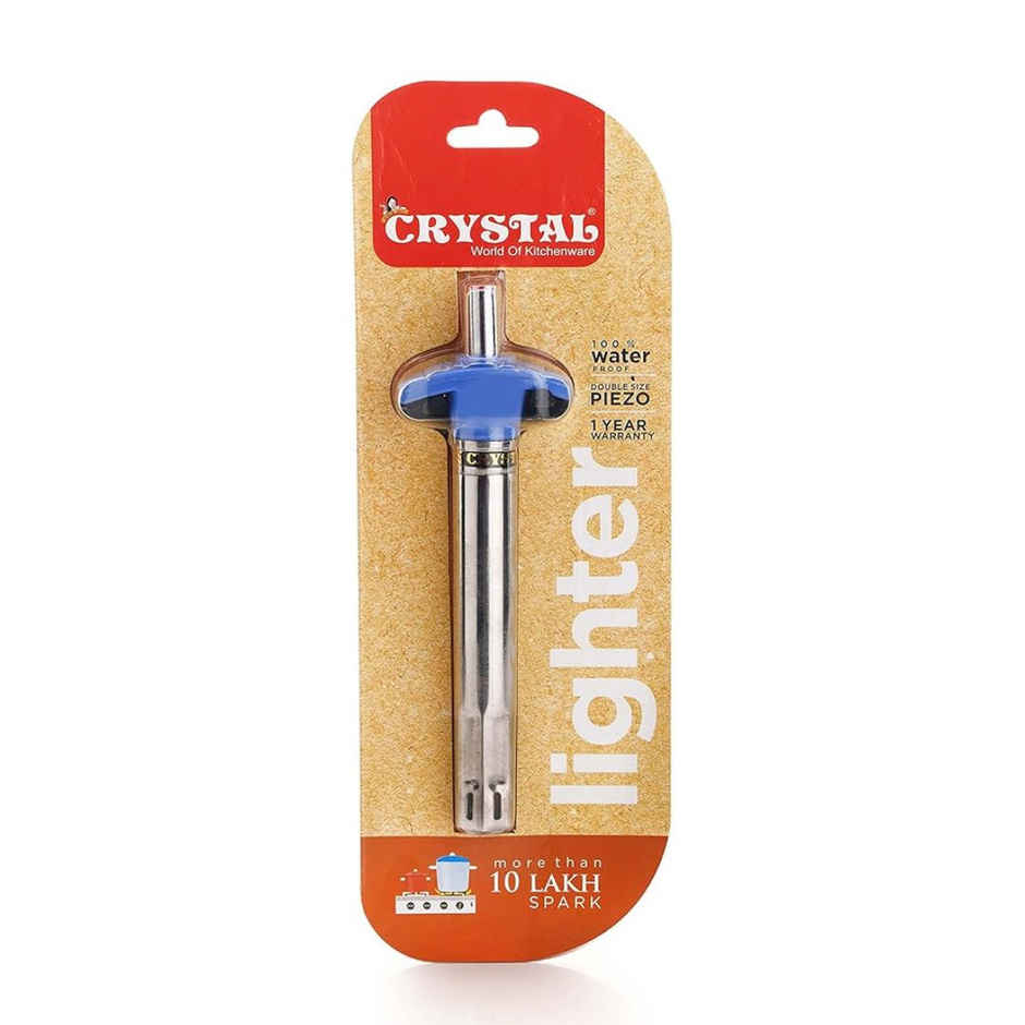 Crystal Aristo Stainless Steel Gas Stove Lighter | Colour May Vary