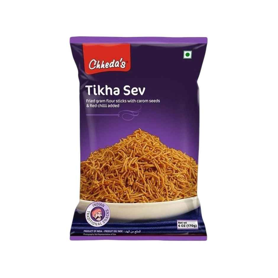 Chheda's Tikha Sev | Spicy Crunchy Namkeen