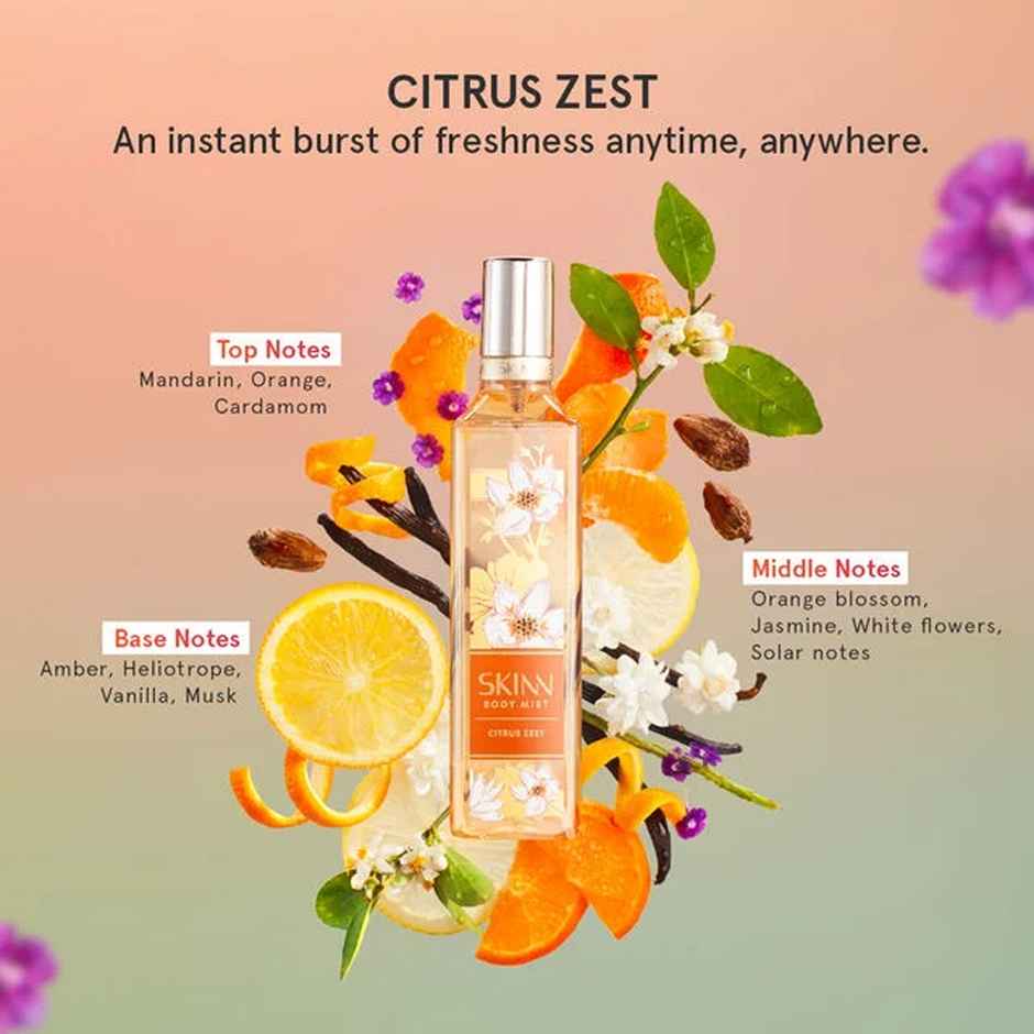 Skinn By Titan Citrus Zest Body Mist