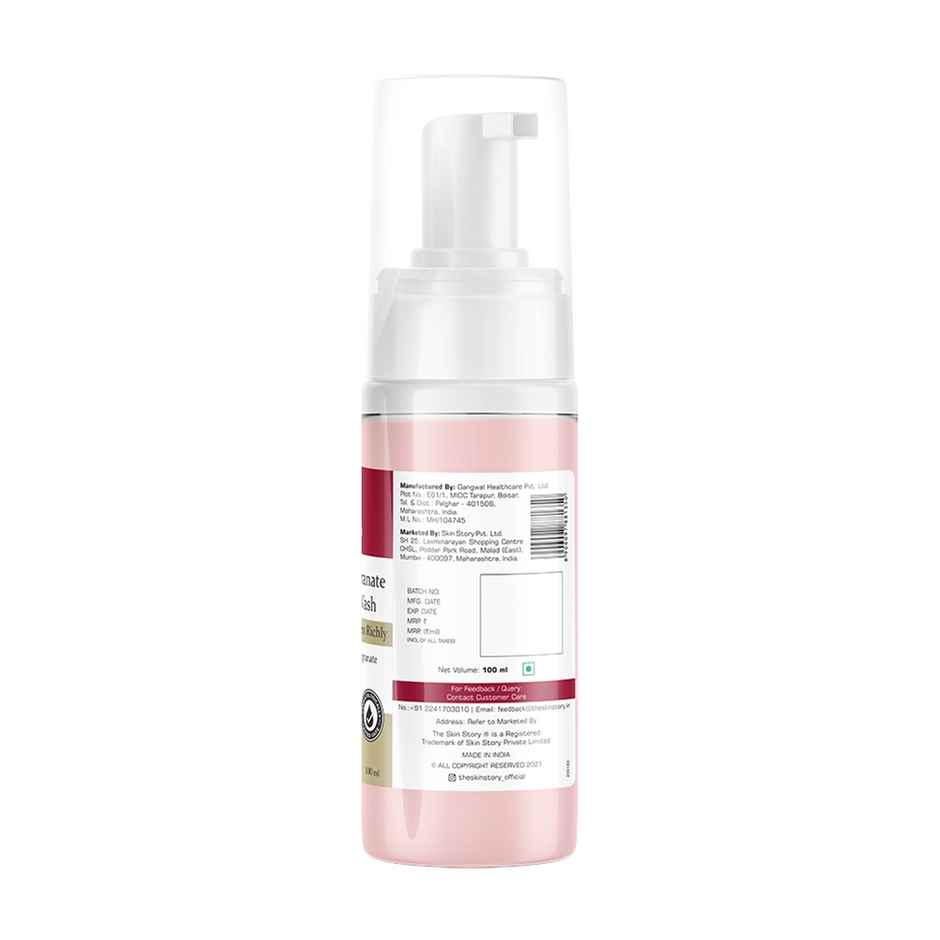 The Skin Story Foaming Face Wash Cleanses Pores Controls Oil & Anti-Aging - Beetroot Sulphate Free