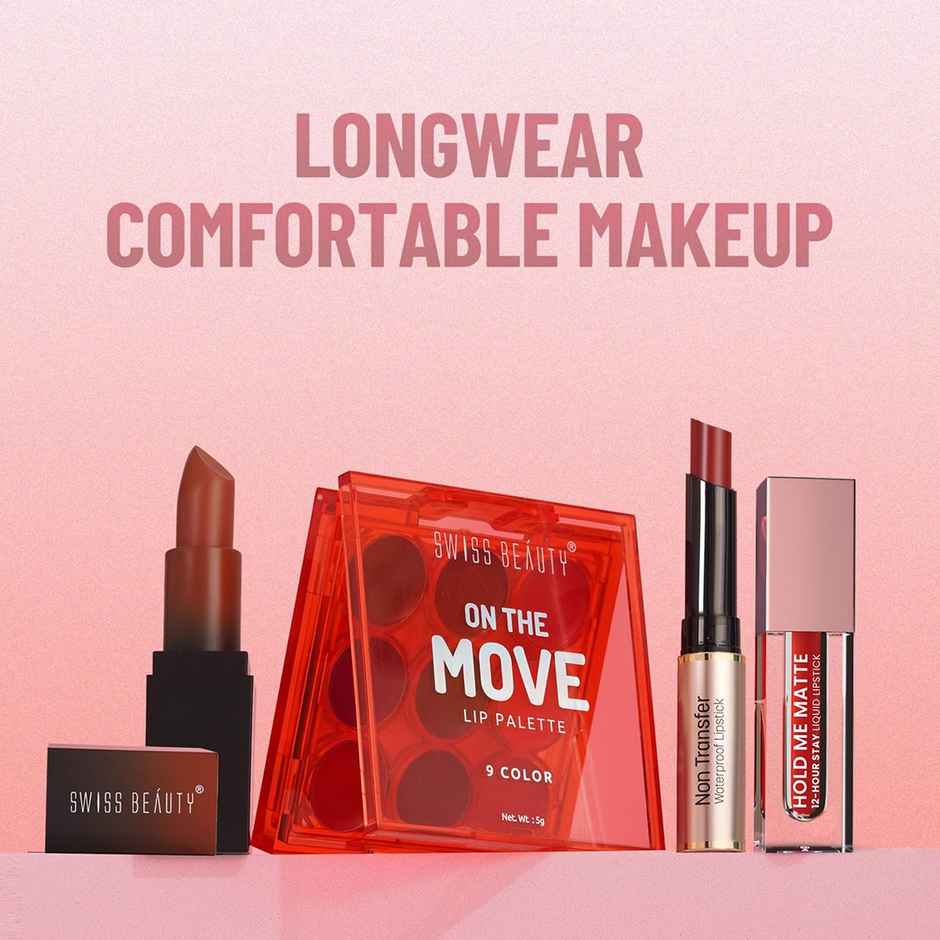 Swiss Beauty HD Matte Lipstick | 22 Brandy Harrington