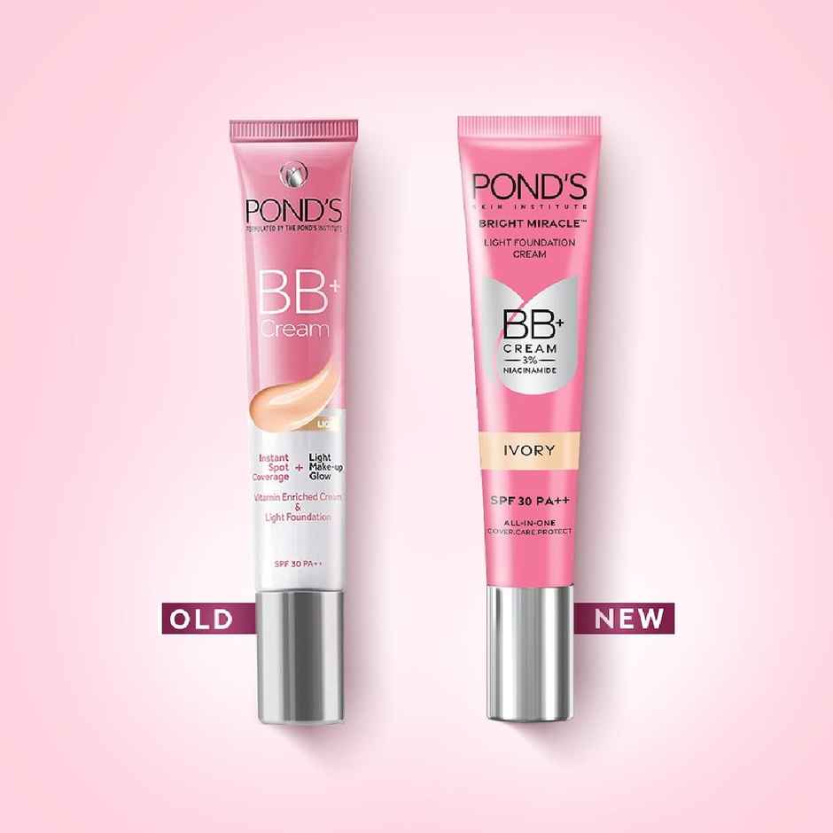 Pond's  Bb+ Cream | Instant Spot Coverage | Light Make-Up Glow | Ivory 18G