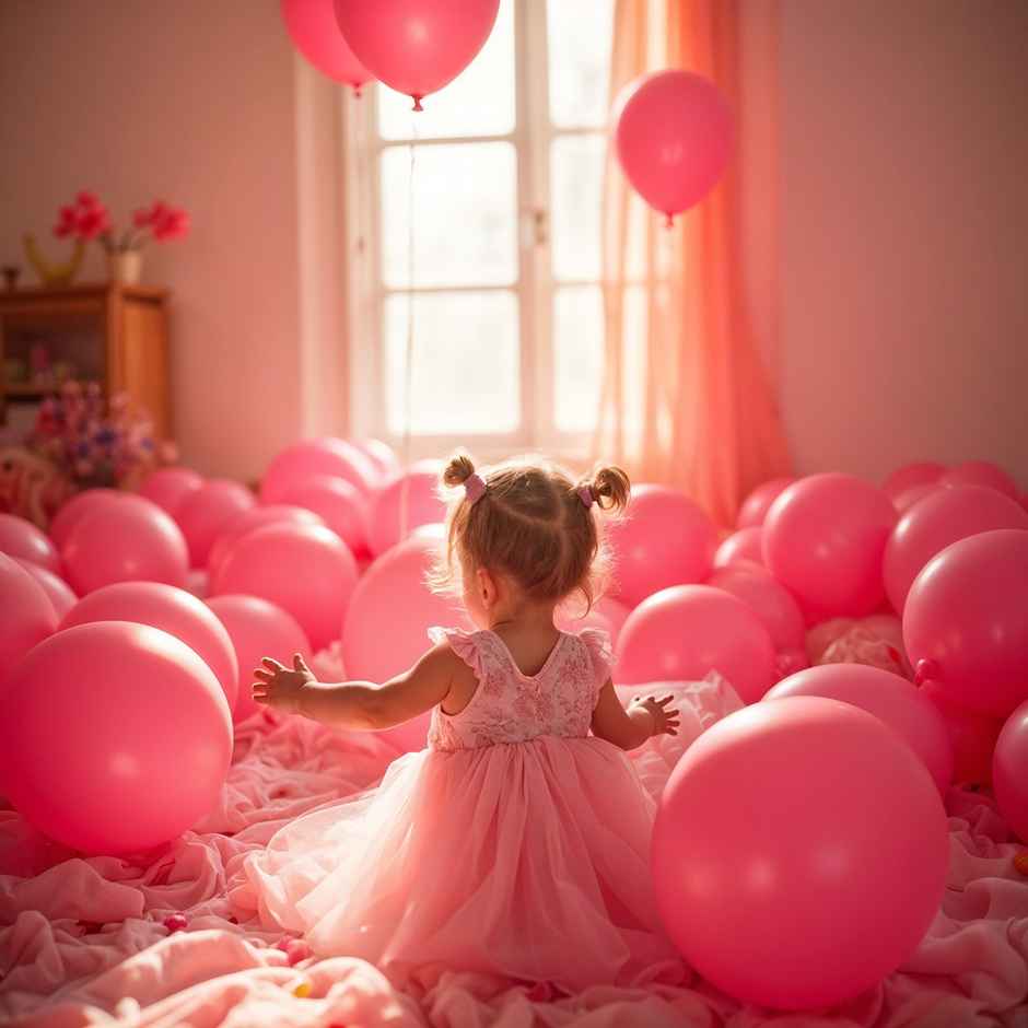 Pink Balloons | Birthday Decoration for Girls Party | Propcon