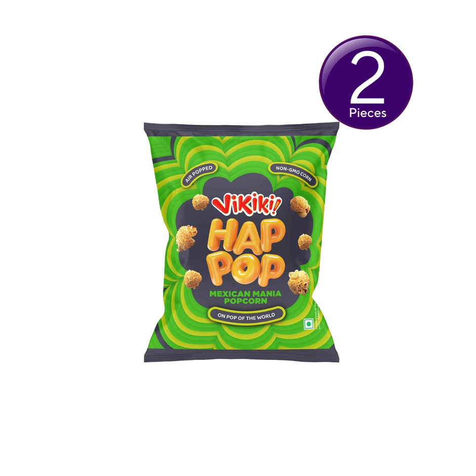 Vikiki Snak HapPop Ready to Eat Popcorn | Mexican Mania Combo  