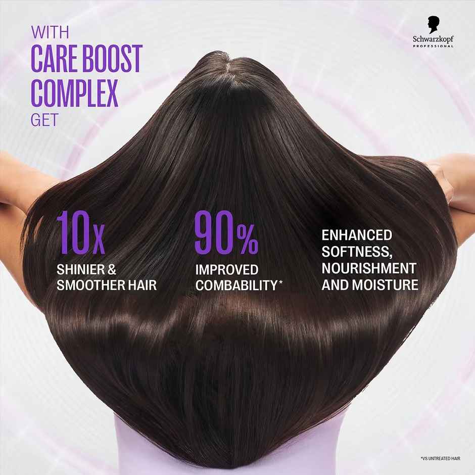 Schwarzkopf Professional Bonacure Frizz Away Shampoo With Babassu Oil,With Vegan Keratin(250ml) & Schwarzkopf Professional Bonacure Frizz Away Conditioner With Babassu Oil With Vegan Keratin(200ml) Combo