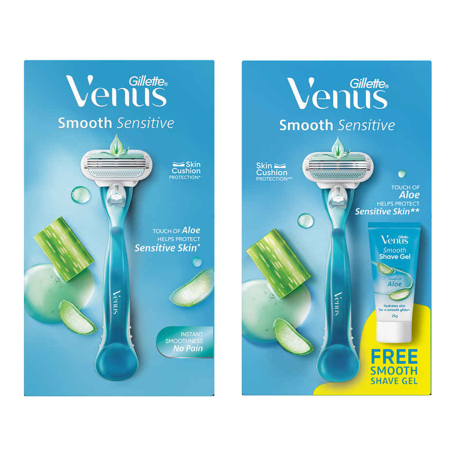 Gillette Venus Hair Removal Razor - With Aloe Vera