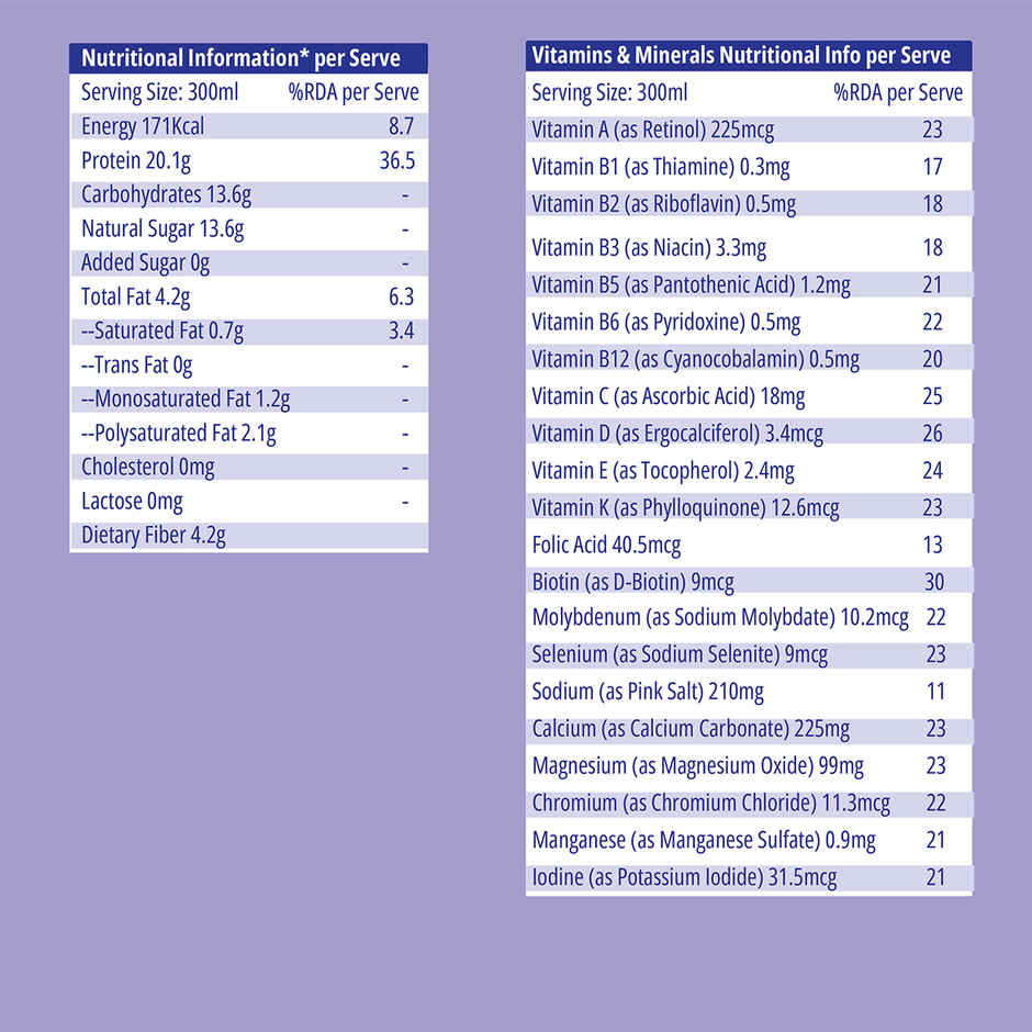 Maiva Pro Vanilla 20g Plant Protein 20 Multivitamin VEGan Shake