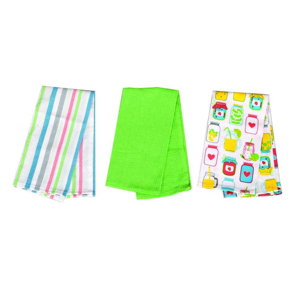 Leosoft Kitchen Towel 40 Cm x 60 Cm Green Multi