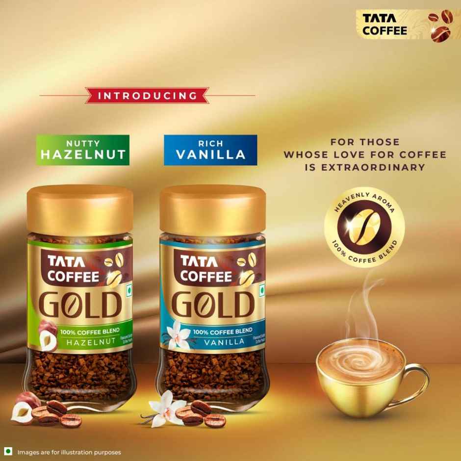 Tata Coffee Gold Vanilla Flavoured Instant Coffee