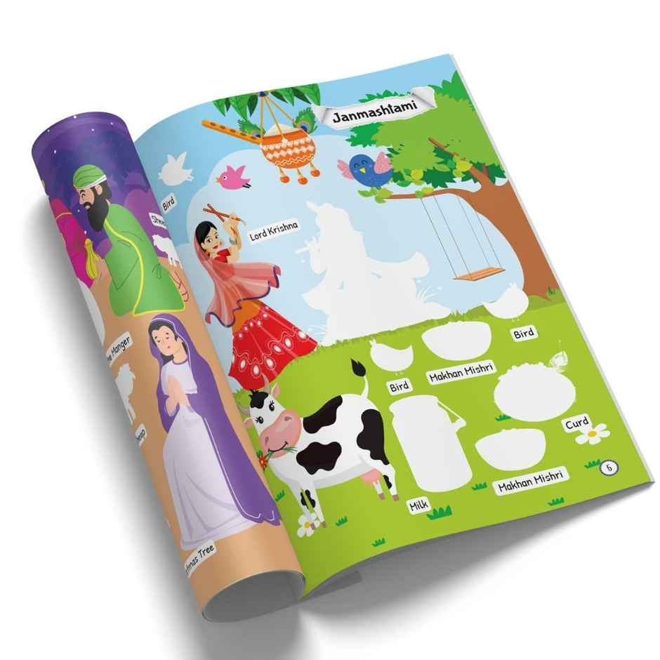 My First Sticker Book - Festival - Activity Book For Kids With 140+ Stickers | Age 3+