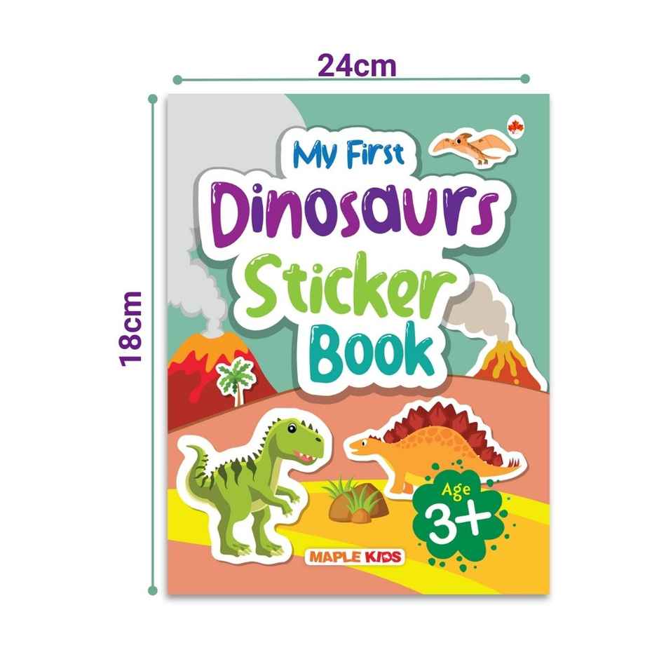 My First Sticker Book - Dinosaurs - Activity Book For Kids With 50+ Stickers | Age 3+