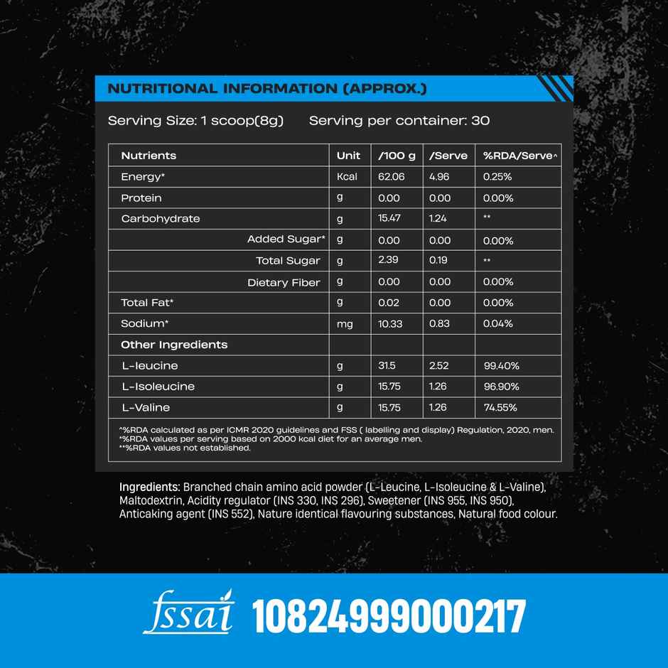 Beast Life Bcaa, Fruit Punch Flavour