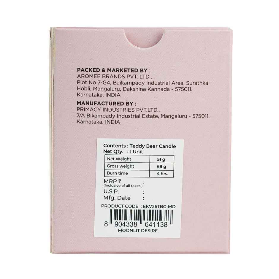 Ekam Moonlit Desire Teddy Bear Candle