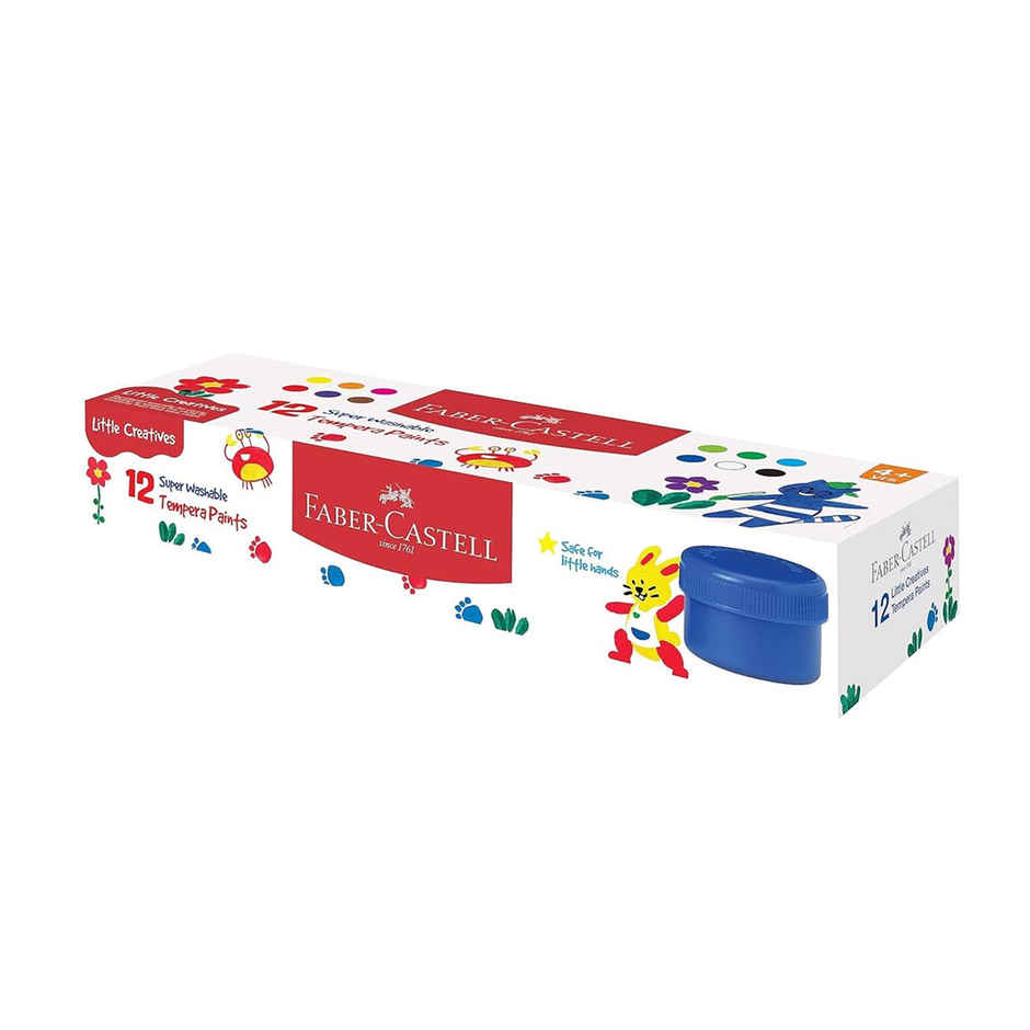 Faber-Castell Little Creatives Tempera Paints Set Of 12
