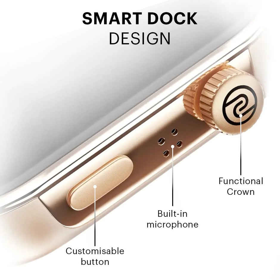 Noise ColorFit Pro 5 (44mm) Smartwatch - Elite Rose Gold