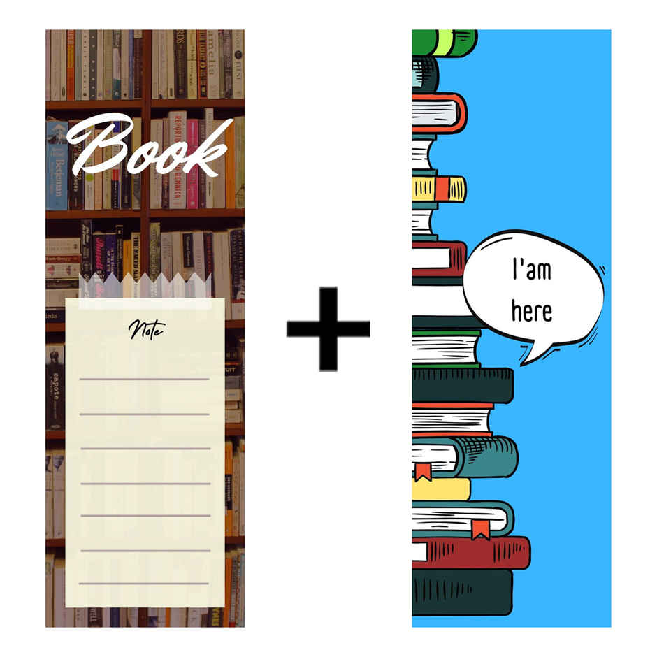 House Of Festivals Bookmark - Design 106 (1pc) & House Of Festivals Bookmark - Design 46 (1pc) Combo