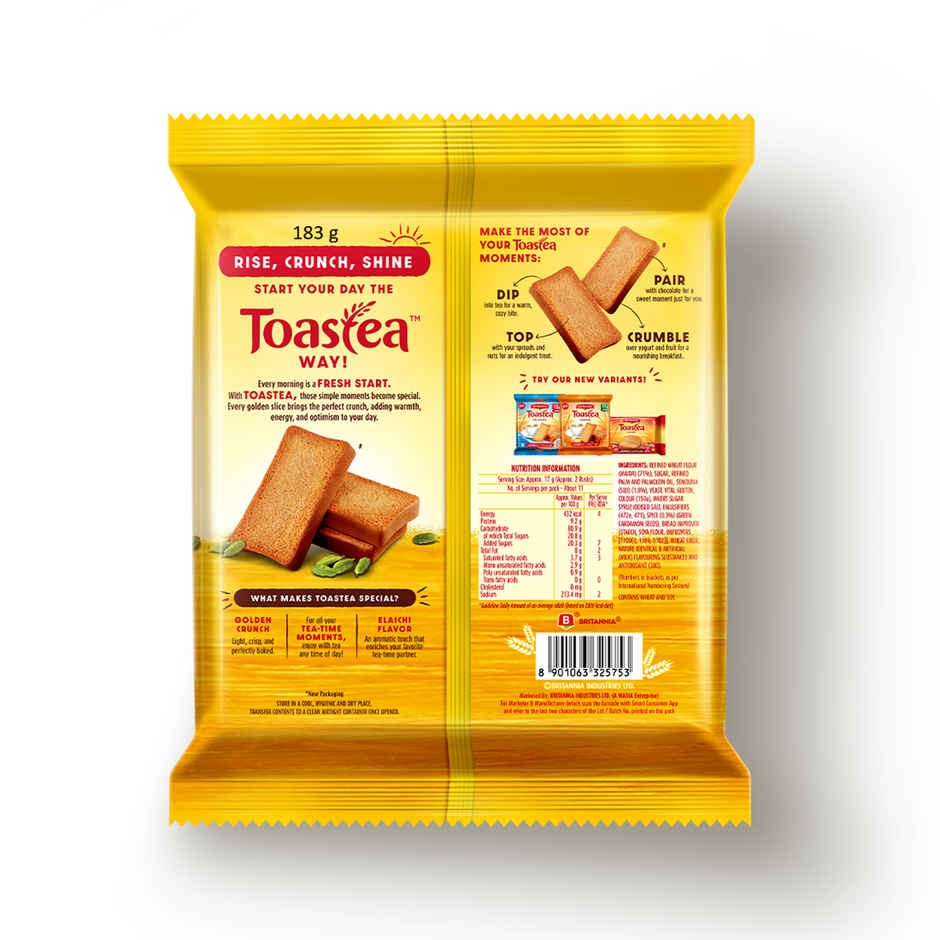 Britannia Toastea Bake Elaichi Rusk | Combo