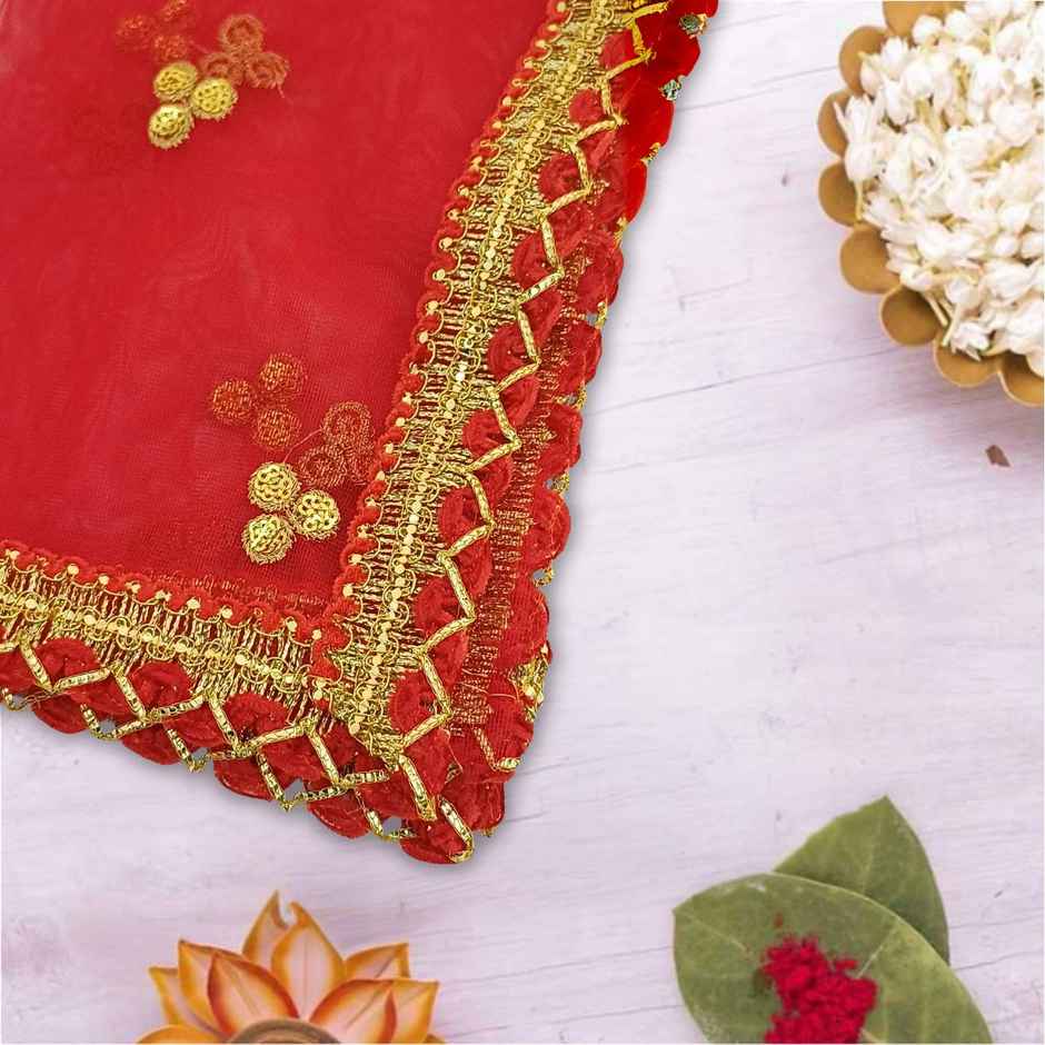 Gullak Chunri Sequins Three Circle | 20 x 13 inch
