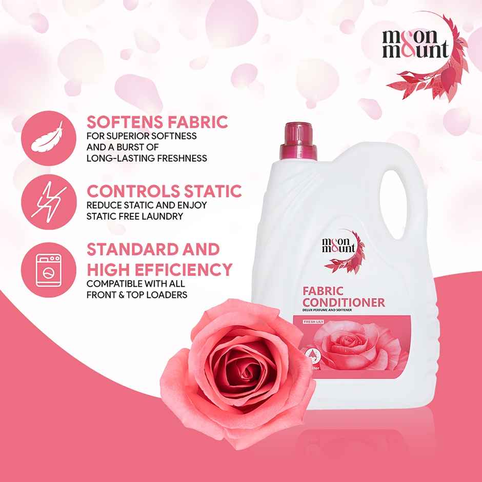 Moon&Mount Rose After Wash Fabric Conditioner Liquid Softener