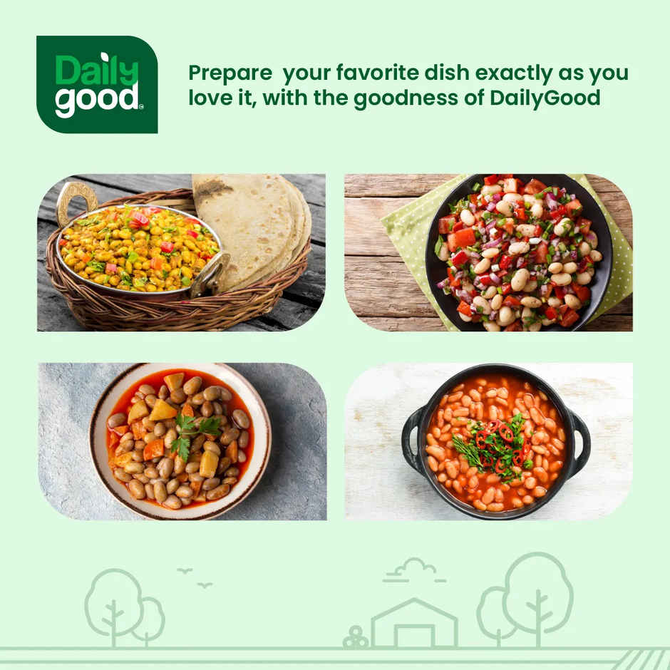 Daily Good Unpolished Rajma | Kidney Beans-Chitra-White