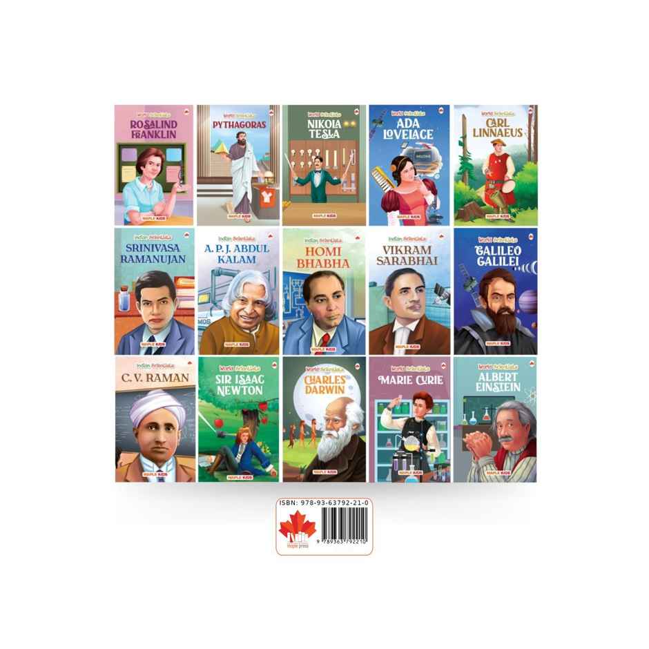 Story Books For Kids | Set Of 15 - Scientists | Biographies For Children | Age 6+