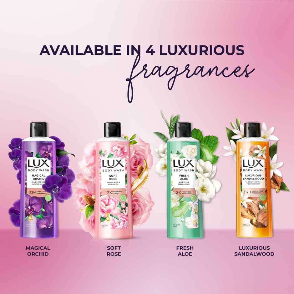 Lux Bodywash - French Rose Fragrance & Almond Oil