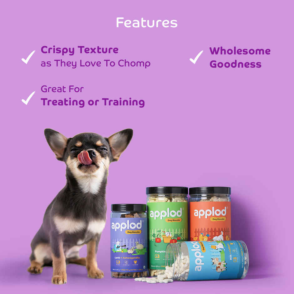 Applod 100% Real Chicken Dog Biscuit | For Puppy & Adult Dogs | Best Training Dog Treat