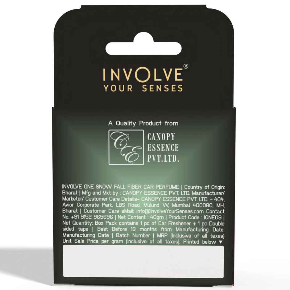Involve Your Senses One Snow Fall Car Perfume To Freshen Up Your Car - Ione09
