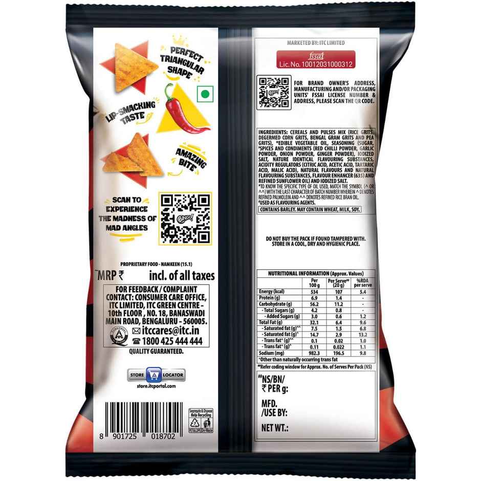 Bingo! Mad Angles Red Alert Crisps