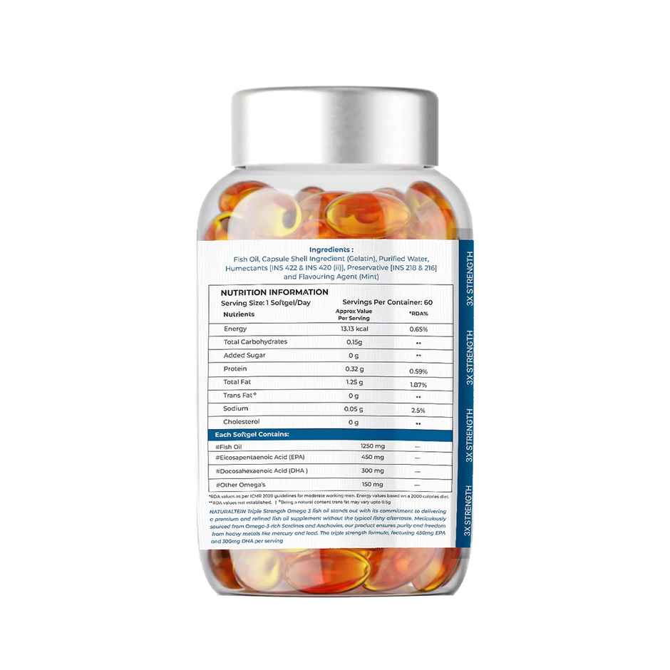 NATURALTEIN Omega 3 Triple Strength