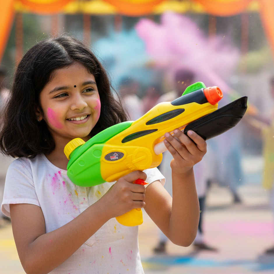 Star Toys Gizmo Water Pressure Gun | Holi Pichkari | Multicolour | Pichai