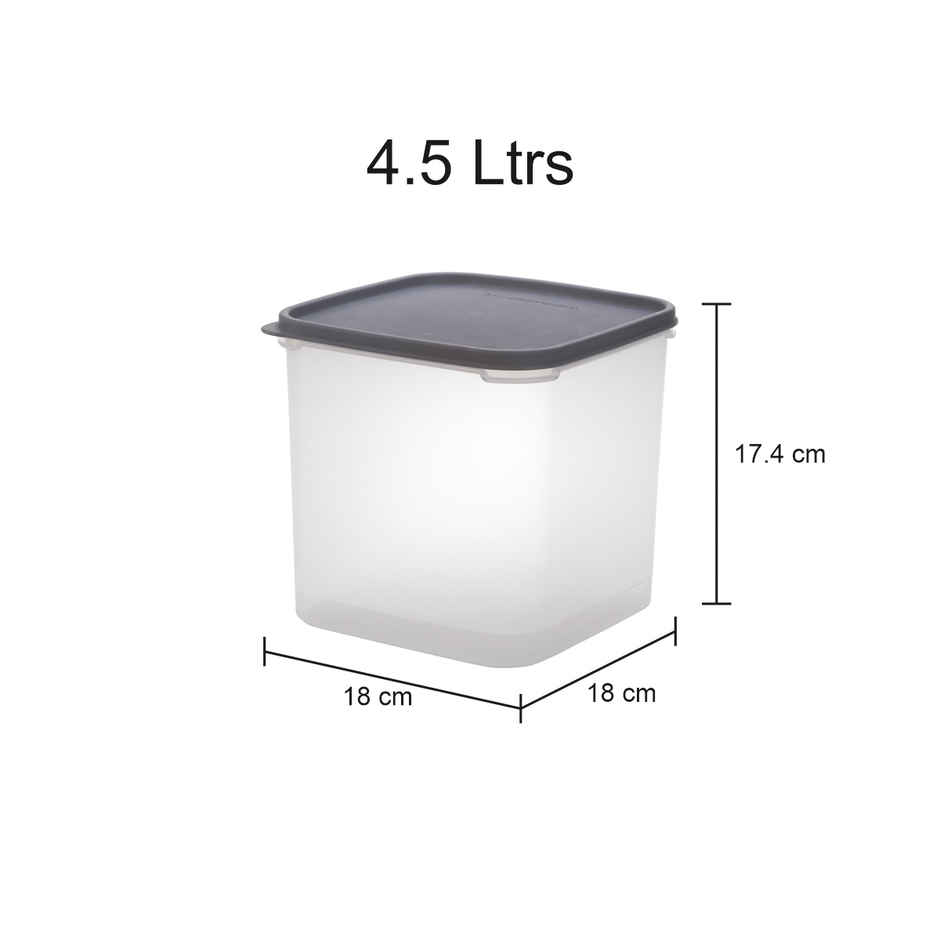 Joyo Fresherware Plastic Storage Container with Airtight Lid Kitchen Organizers- 4.5 ltr-Assorted