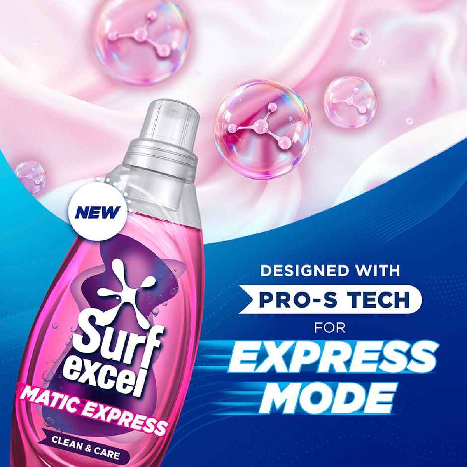 Surf Excel Matic Express Clean & Care (2L) & Comfort Perfume Deluxe Mystique (1.8L) Combo