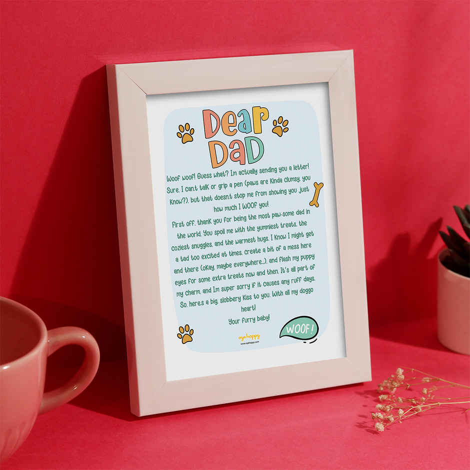 Oye Happy Letter For Dog Dad