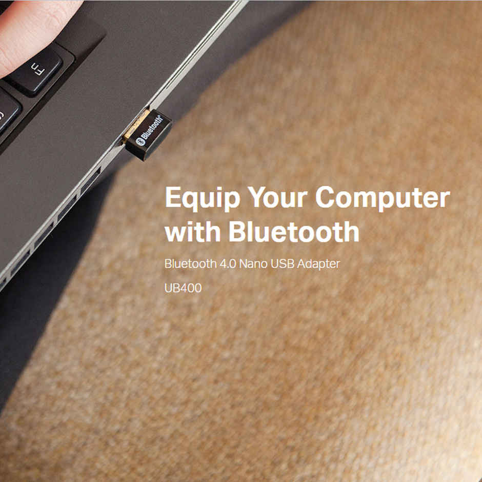 TP-Link UB400 Bluetooth 4.0 Nano-Sized USB Adapter, Dongle Receiver Support Windows