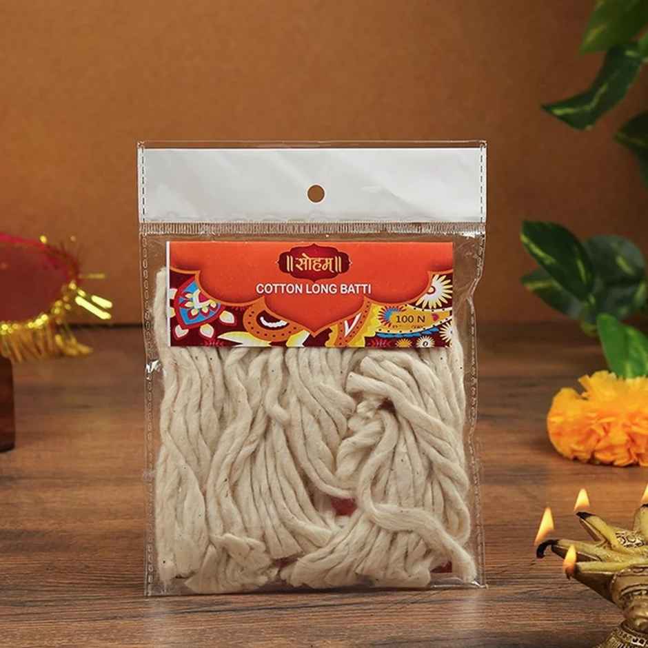 Sohum Cotton Long Diya Batti