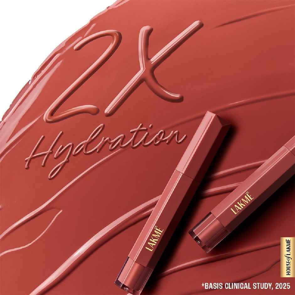 Lakme 9to5 Hya Matte Lip Liquid + Hyaluronic Acid | Vacation Nude