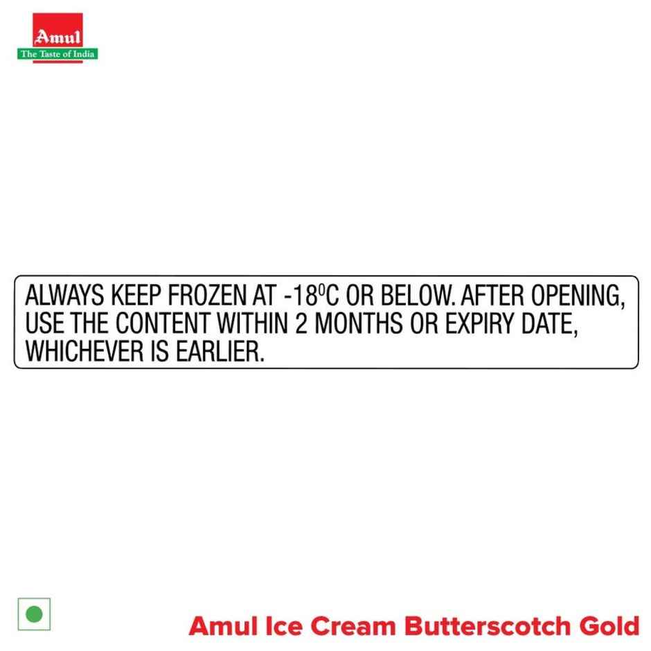 Amul Gold Butterscotch Ice Cream Tub Combo