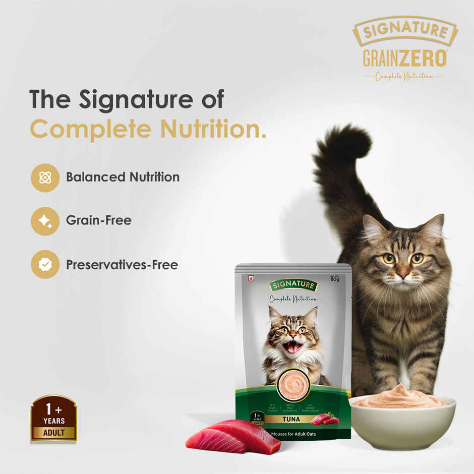 Signature Grain Zero Tuna Mousse Adult Cat Wet Food