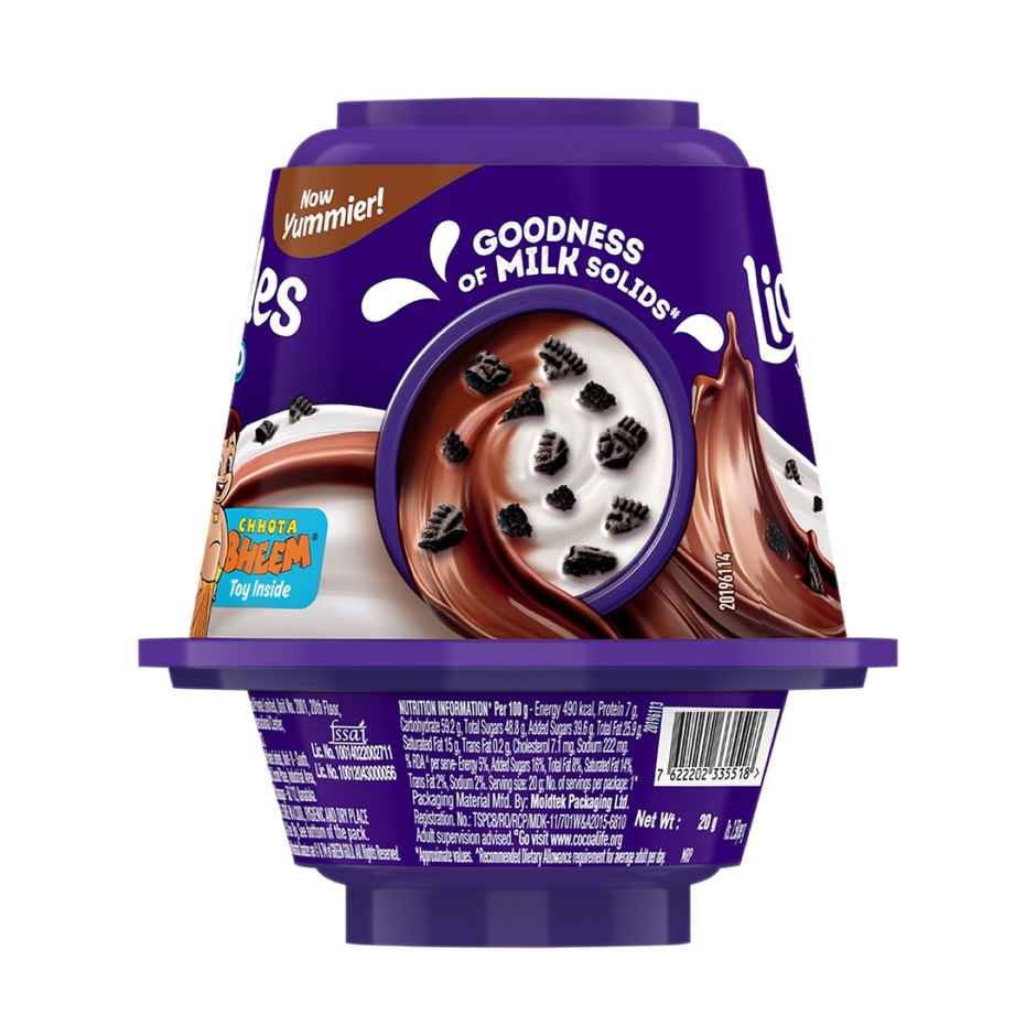 Cadbury Dairy Milk Lickables Chocolate with Oreo Chunks Combo